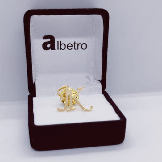 JK Initial Lapel Pin