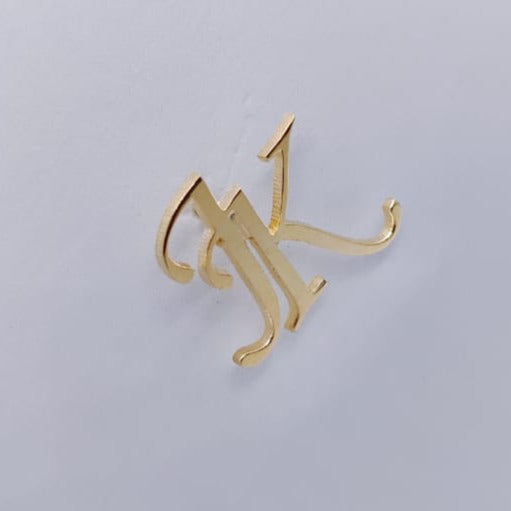 JK Initial Lapel Pin