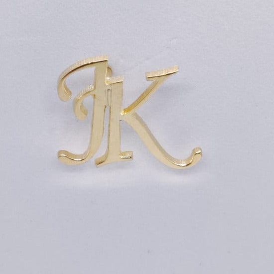 JK Initial Lapel Pin