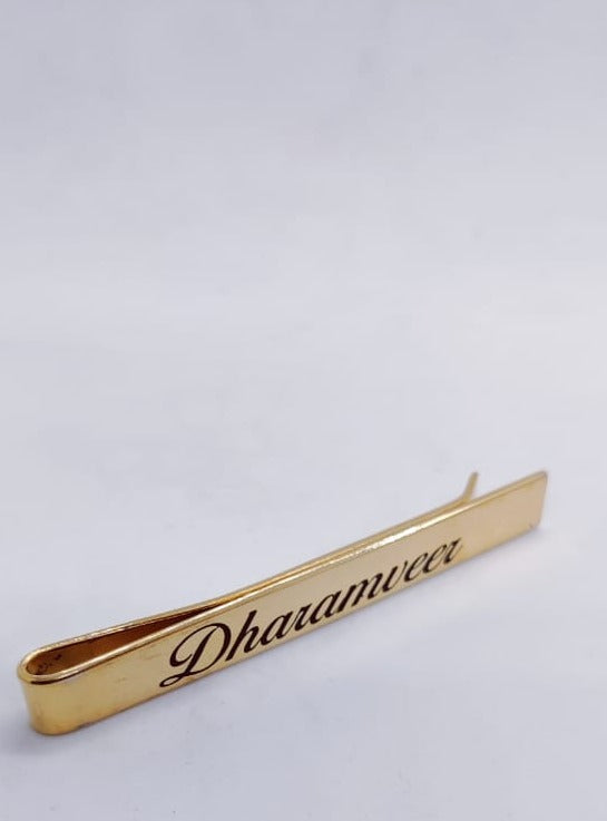 Personalised engraved Tie Clip
