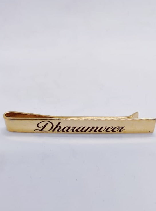 Personalised engraved Tie Clip