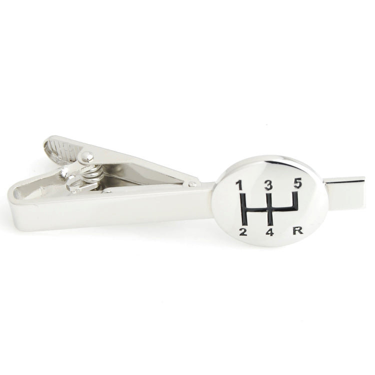 5 Speed Car Gear Style Tie Clip - SHOPWITHSTYLE