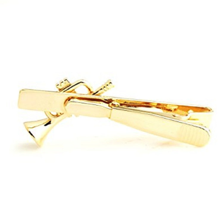 Gold-tone Trumpet Tie Clip for Men - SHOPWITHSTYLE