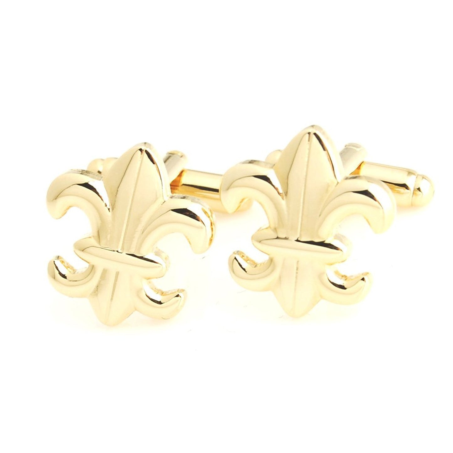 Fleur-De-Lis Sign Cufflinks Golden Cufflinks for men - SHOPWITHSTYLE