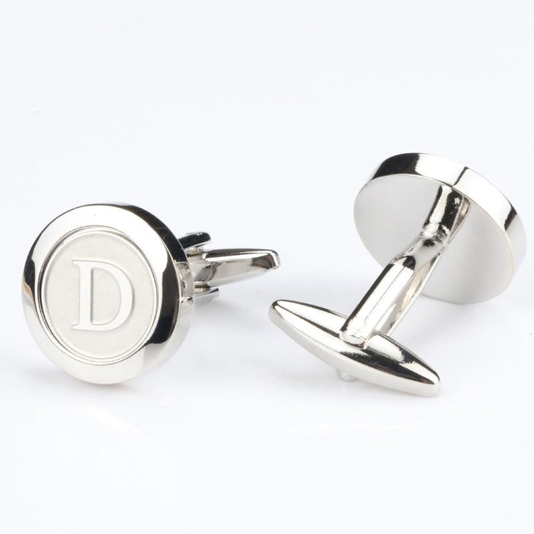 Personalized Round Letter D Cufflinks - SHOPWITHSTYLE