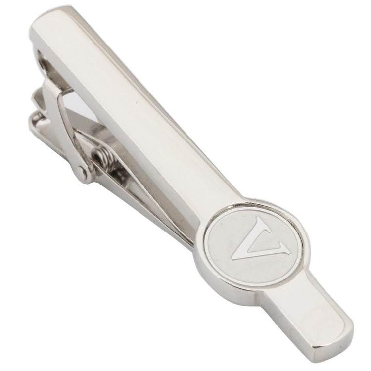 Premium Initial Personalized Letter V Tie Clip - SHOPWITHSTYLE