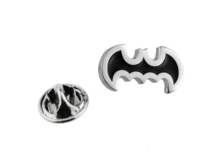 Black Batman Shape Lapel Pin - SHOPWITHSTYLE