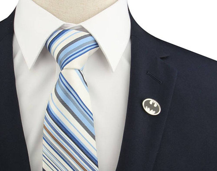 Silver Black Batman Lapel Pin - SHOPWITHSTYLE