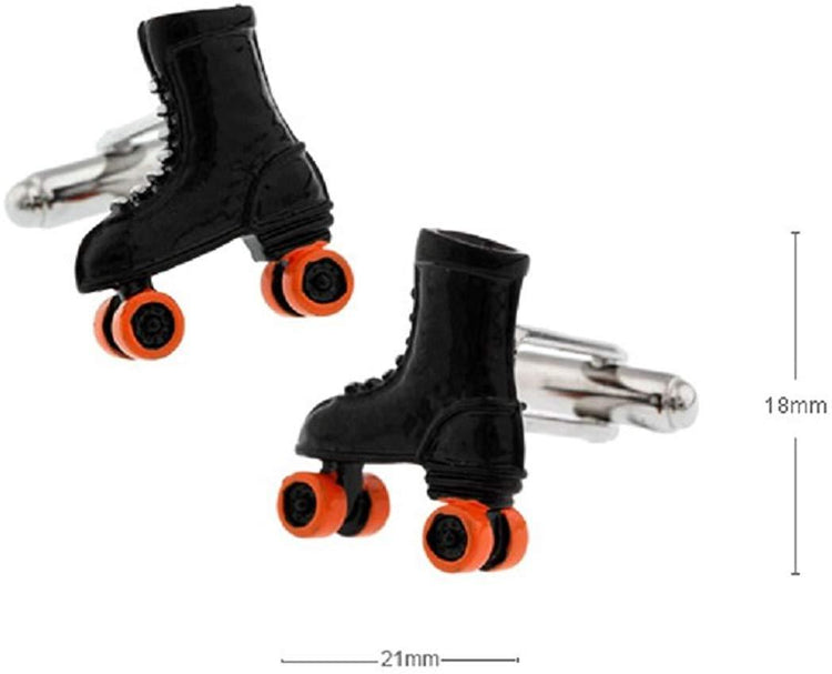 Roller Skate Skater Pair Cufflinks - SHOPWITHSTYLE