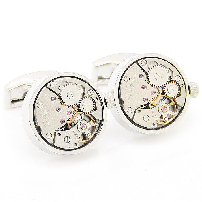 Watch Mechanism Cufflinks - SHOPWITHSTYLE