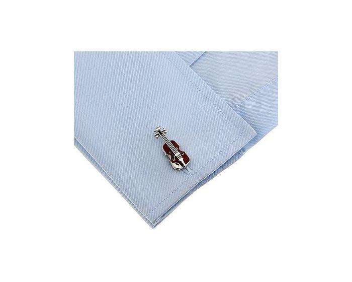 Red Violin Cufflinks - SHOPWITHSTYLE