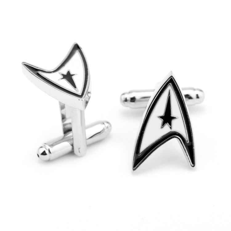 Star Wars Symbol White & Black Alloy Cufflinks For Men - SHOPWITHSTYLE