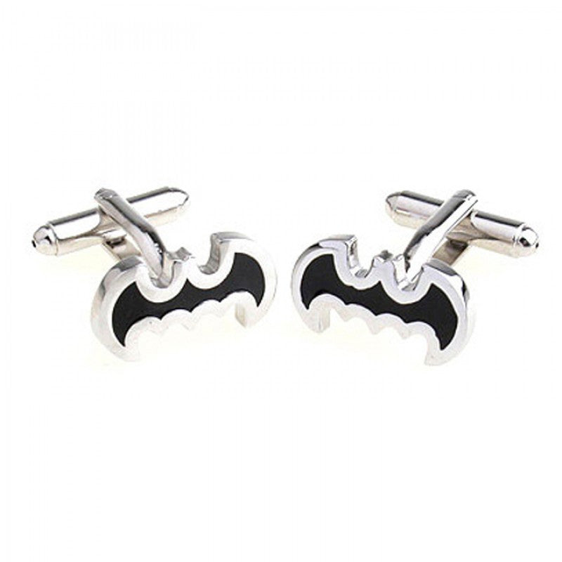 Batman Black Stainless Steel Cufflinks For Men - SHOPWITHSTYLE