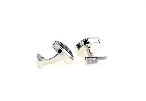 Functional Compass Shape Black Copper Cufflinks For Men - SHOPWITHSTYLE