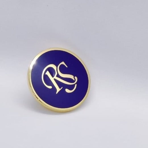 Double initial Lapel Pin