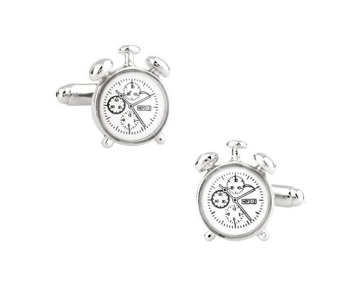 Alarm Clock Cufflinks - SHOPWITHSTYLE