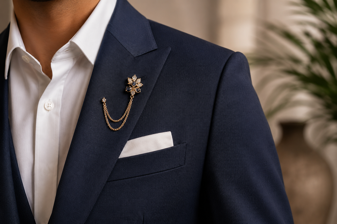 How to Wear a Brooch for Men