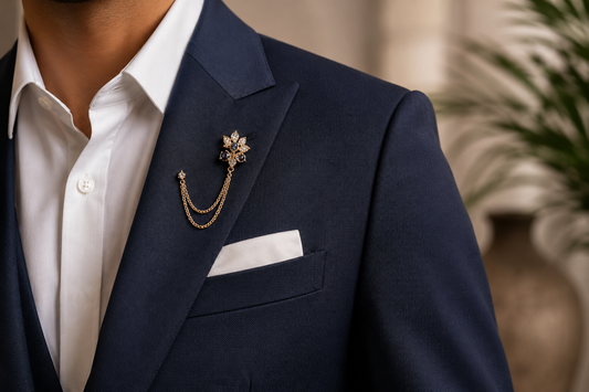 How to Wear a Brooch for Men
