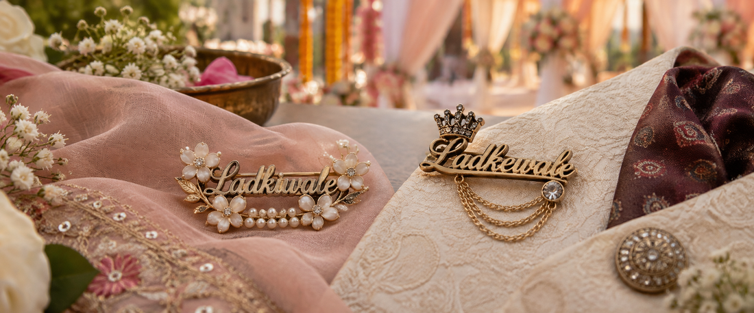 Ladkiwale and Ladkewale Brooch for Wedding