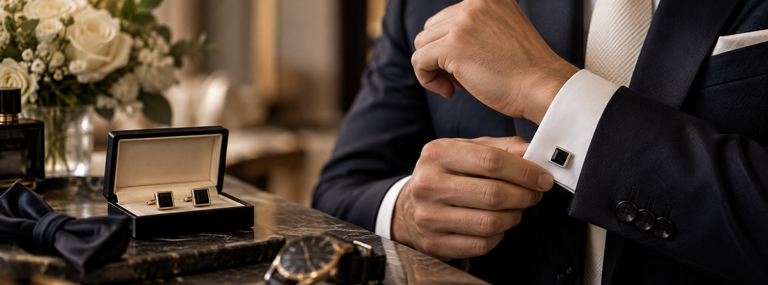 How to Choose Cufflinks for Your Wedding Suit