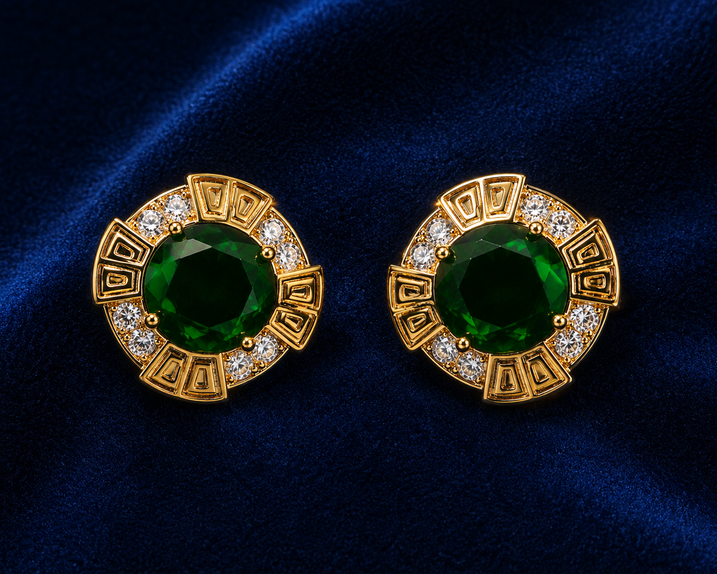 The Emerald Constellation AD Stone Cufflinks - Detail
