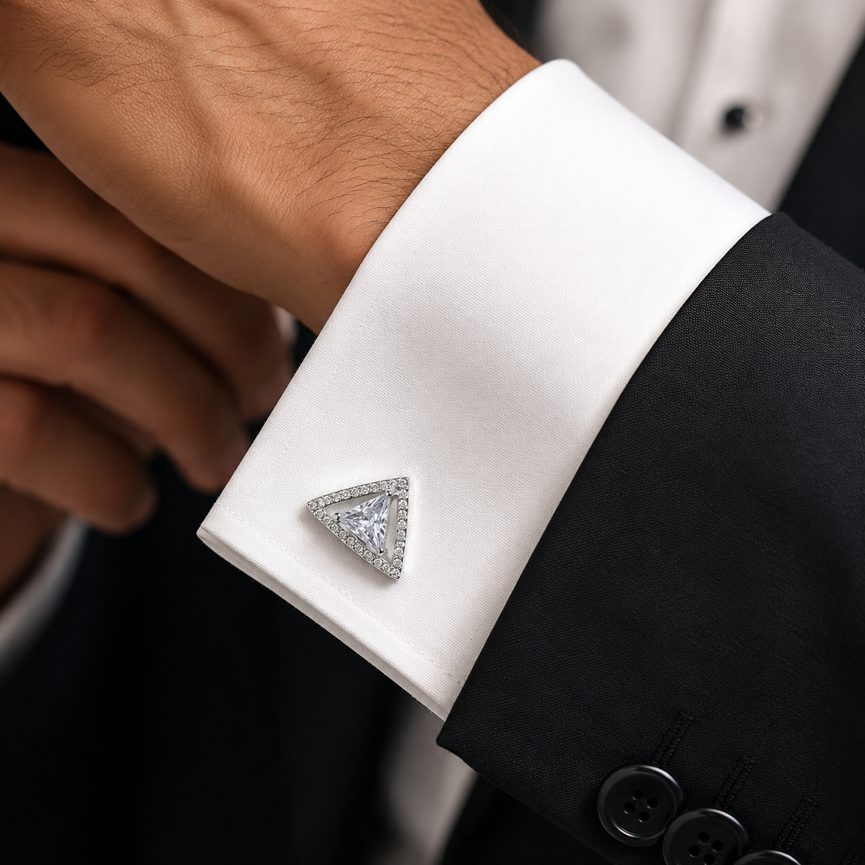The Apex Trillion AD Stone Cufflinks - Model
