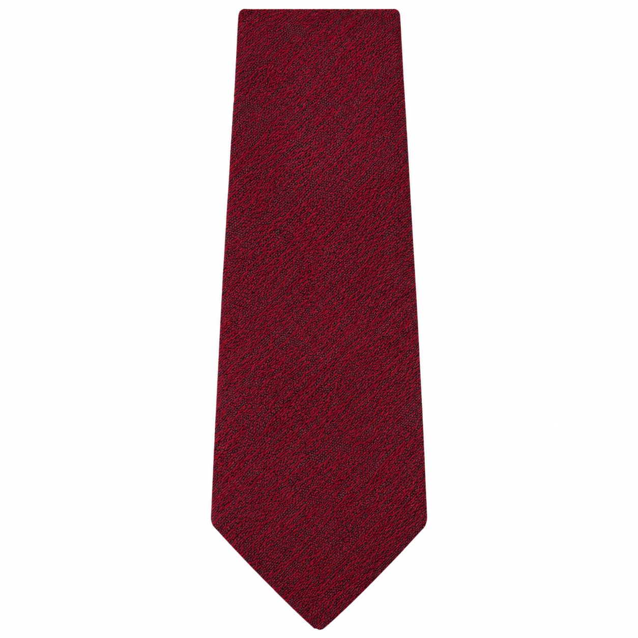 Burgundy Wine Solid Textured Necktie