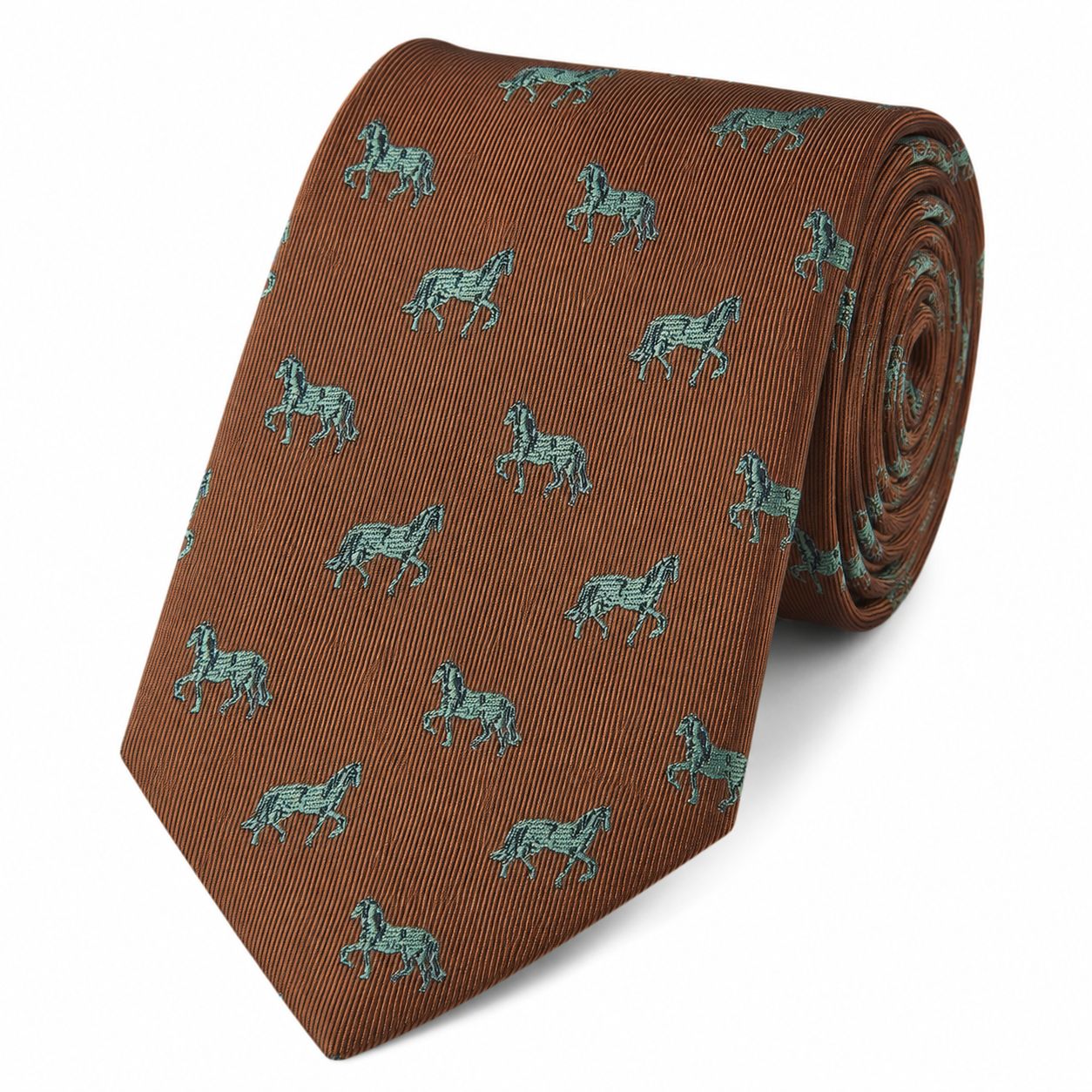 Equestrian Heritage Horse Motif Premium Tie