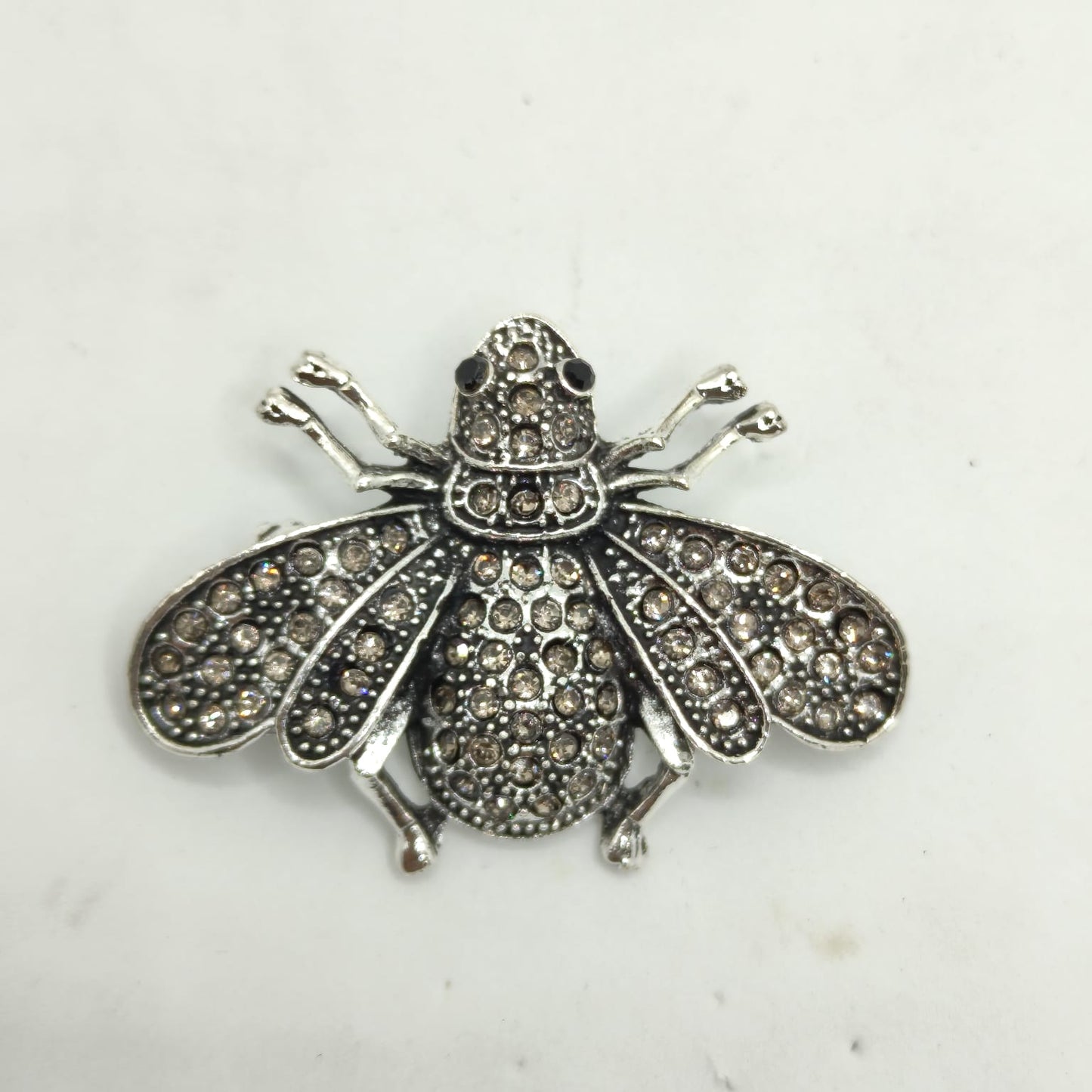 Antique Silver Bee Brooch