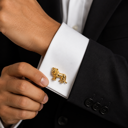 Lion Gold Cufflinks