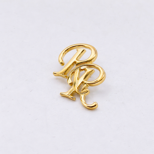 RR Double Initial Lapel Pin