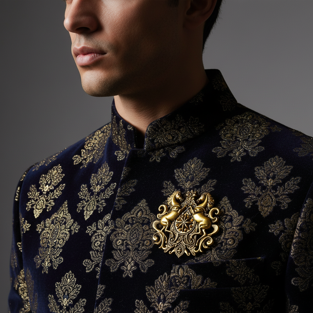 Royal Stallion Crest Brooch