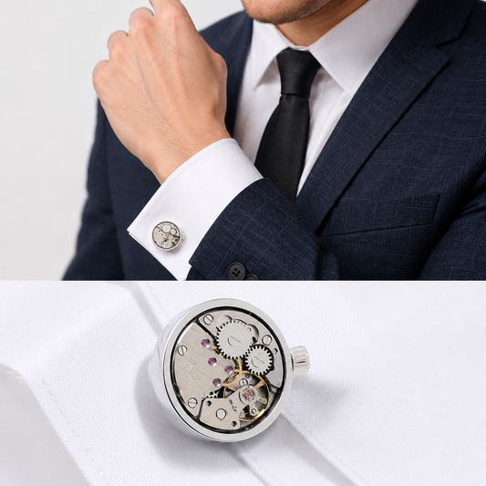 Watch Mechanism Cufflinks
