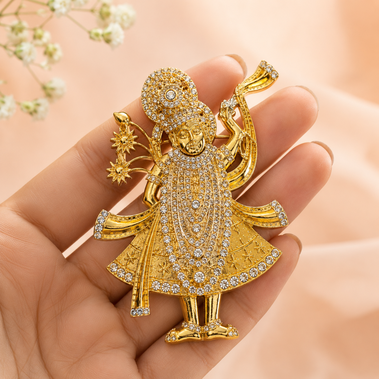 Shrinathji Divine Brooch