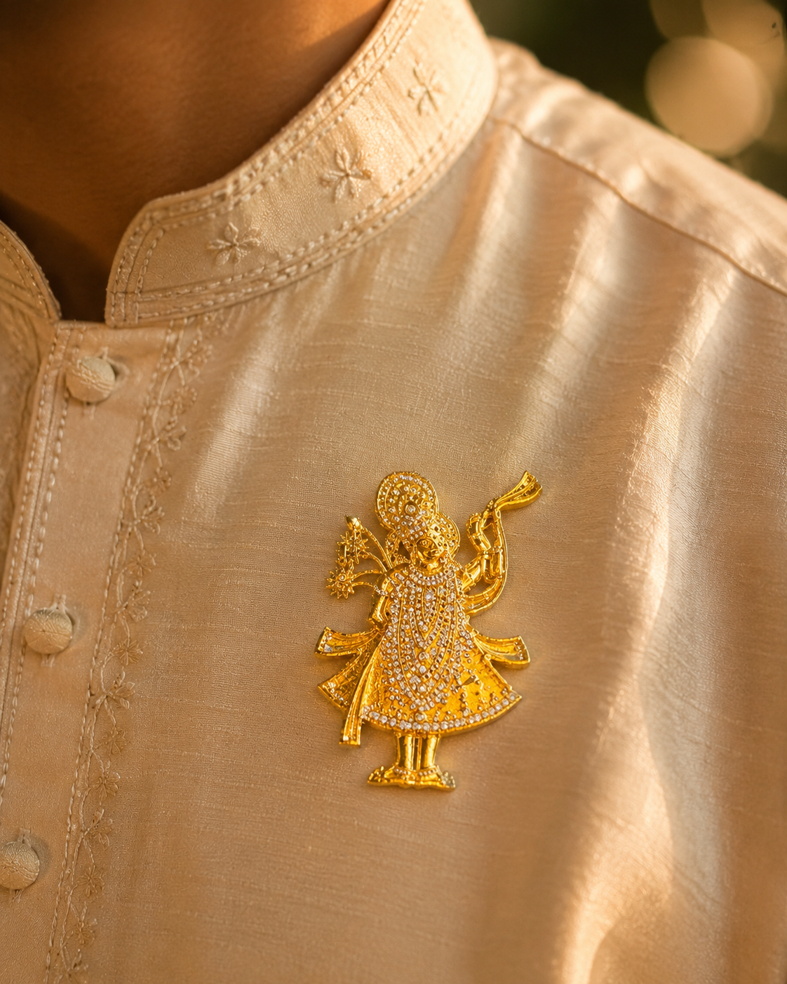 Shrinathji Divine Brooch
