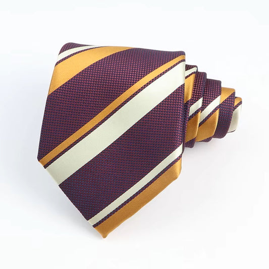 Crimson Gold Heritage Striped Tie