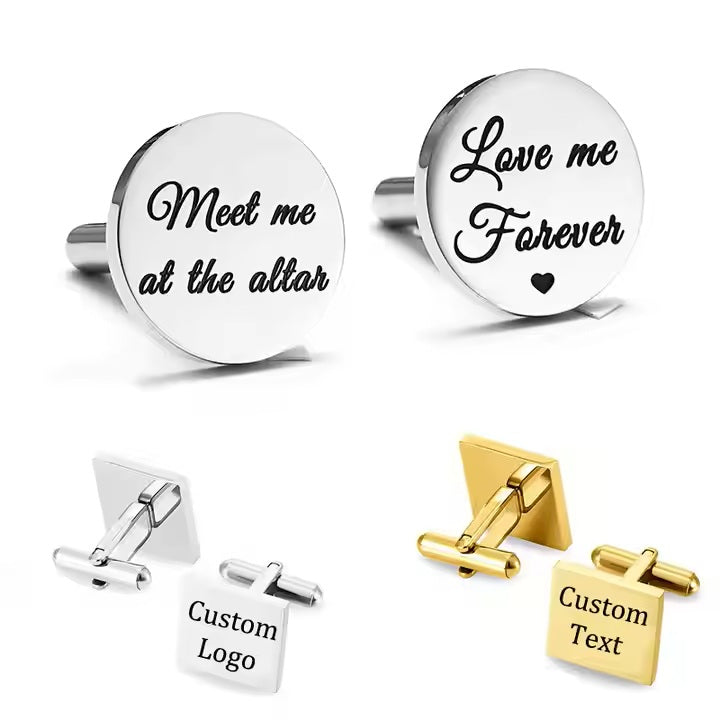 Personalized Custom Engraved Cufflinks