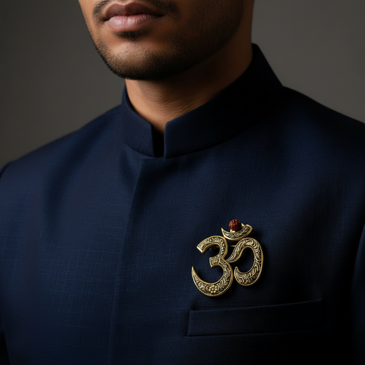 Divine Om Heritage Lapel Pin