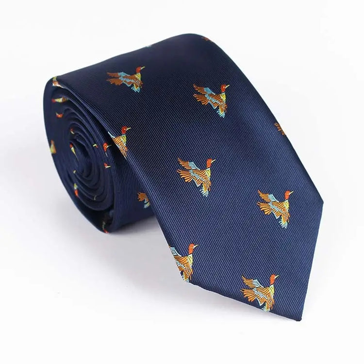 7cm Flying Duck Blue Tie