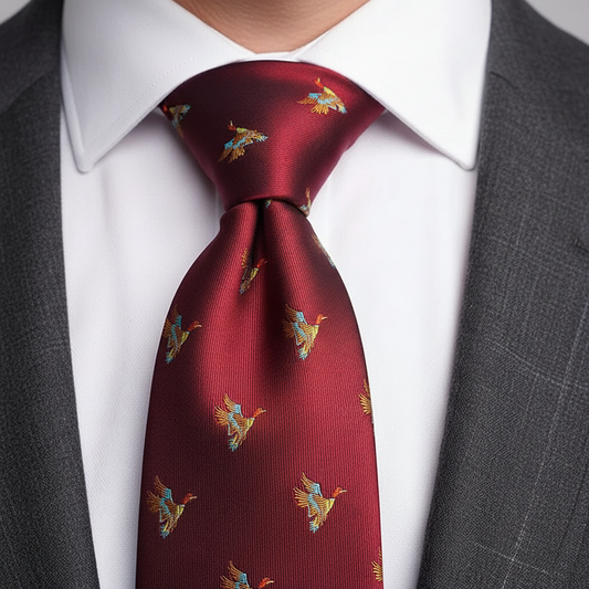 7cm Flying Duck Red Tie