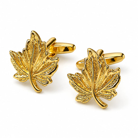 Golden Maple Leaf Heritage Cufflinks