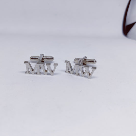 MW Double Initial Cufflinks