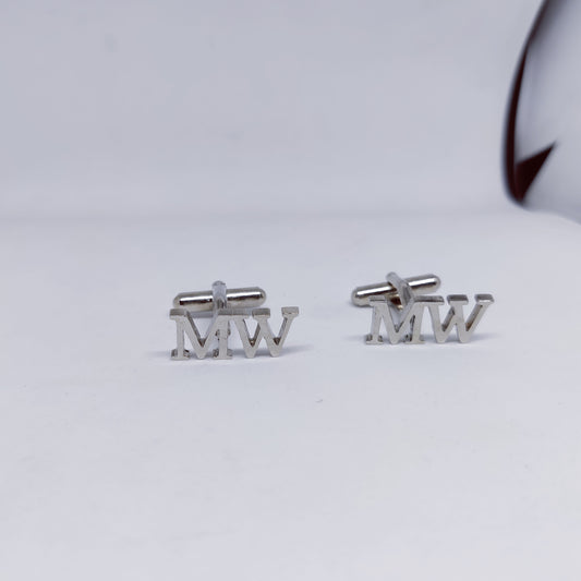 MW Double Initial Cufflinks