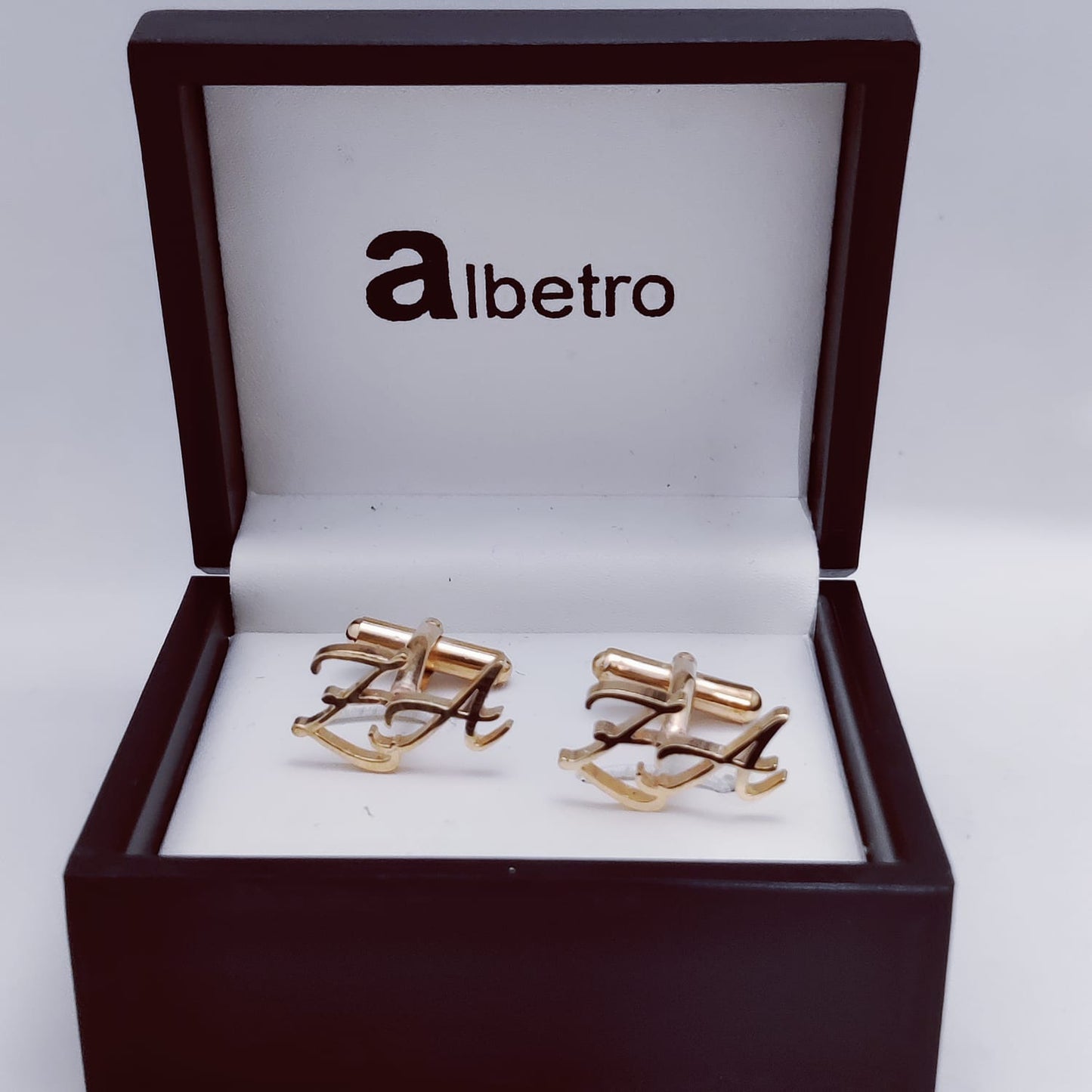 ZA Double Initial Cufflinks