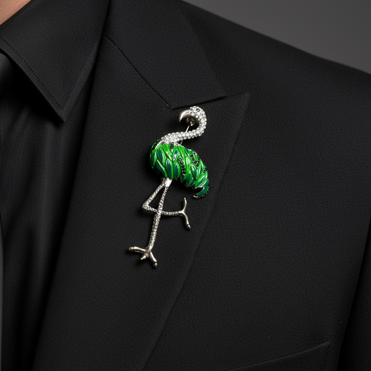 Flamingo Brooch