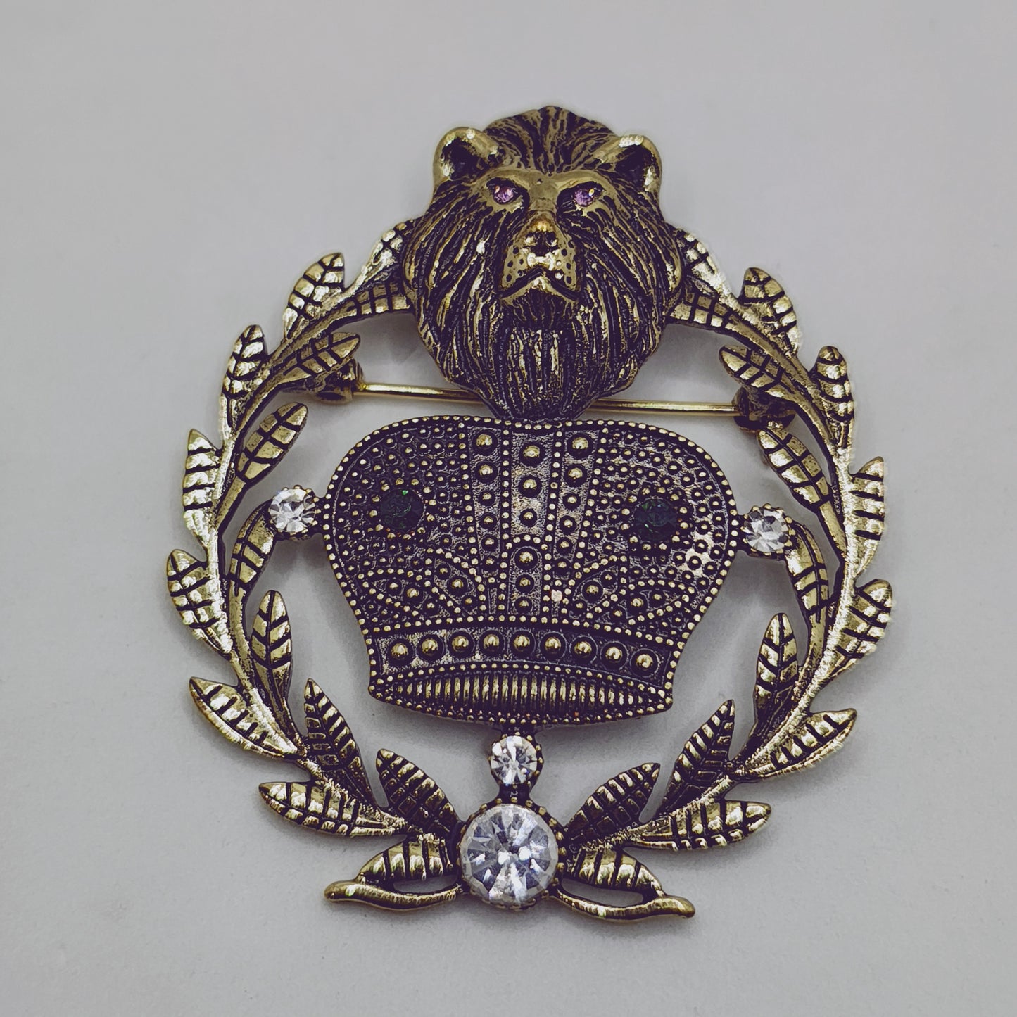 Royal Emblem Lion Brooch