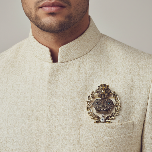 Royal Emblem Lion Brooch