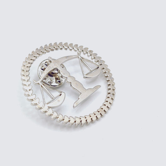 Scales of Justice Brooch – Classic Edition