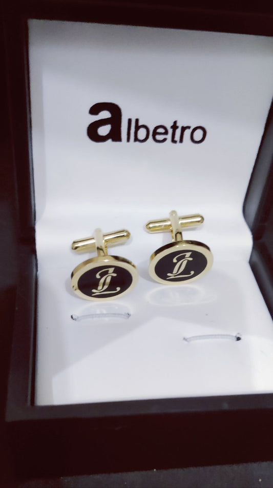 JL initial monogram Cufflinks