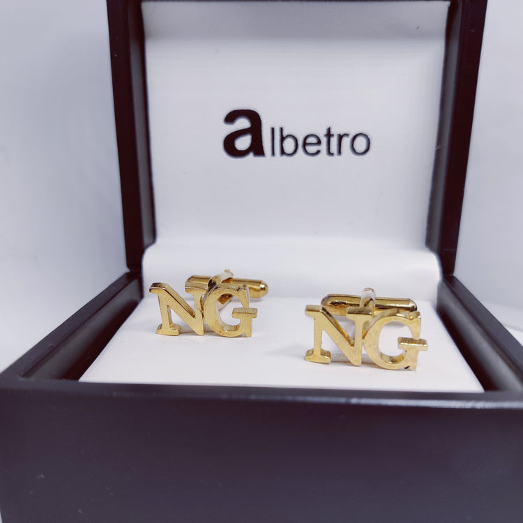 NG double initial cufflinks